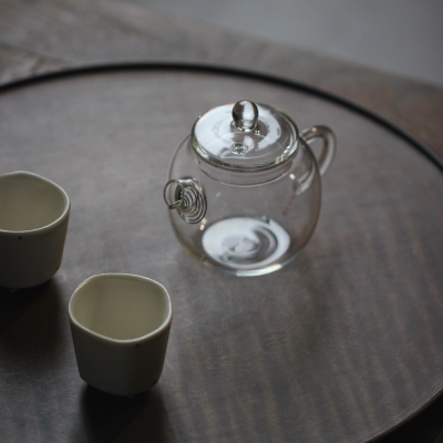 small glass gongfu teapot