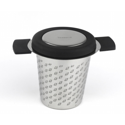 含硅胶防滑杯盖 不锈钢茶叶过滤器 茶杯茶壶专用