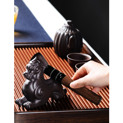 招财神兽"貔貅" 陶土陶瓷式茶宠 泡茶必备