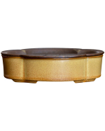 陶瓷茶船 / 茶盘 - 金属盖，排水功能