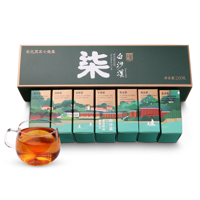 baishaxi anhua dark tea tasting box sampler