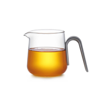 modern glass tea pitcher