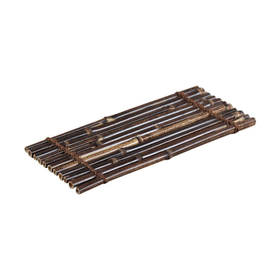 Tapete de Bambú, Expositor - Posavasos para Té, Hechos de Bambú Púrpura