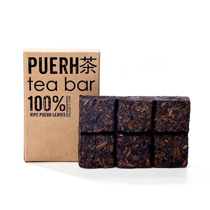 Mini tablette de chocolat Pu Erh (50g) -Thé Pu Erh 2012 à offrir