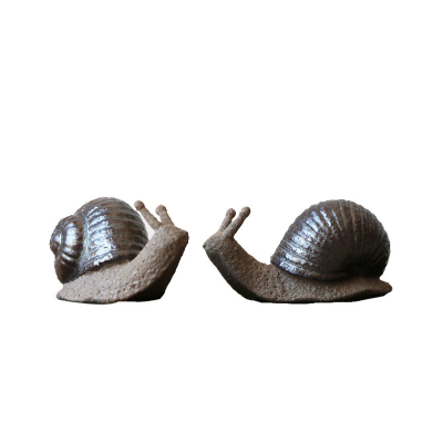 Escargot Tea Pet en Céramique - Ornement Escargot/Figurine