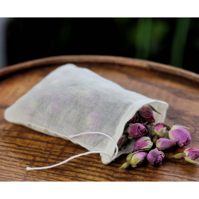5 Bustine per il tè sfuso riutilizzabili - bustine in cotone