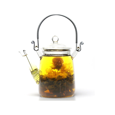 Teiera in Fiore – Teiera in Vetro Chiaro per il Tè in Fiore 300 ml