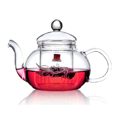 Teiera con Scaldino – Set da Tè con 4 Piccole Tazze (600 ml)