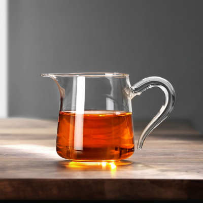 glass gongfu tea pitcher