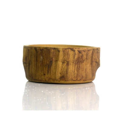 Mini Clay Tea Cup ‘Slice of Tree’ - Cool Yixing Tea Cups (40ml / 1.35oz)