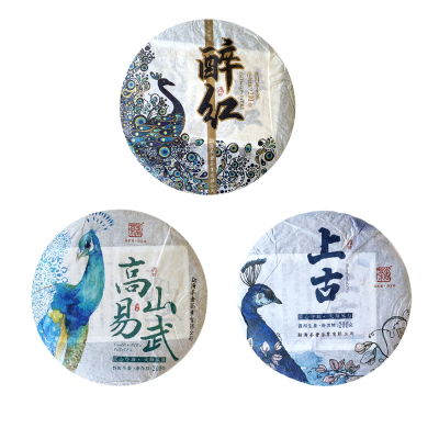 2020 Collezione di puer tè crudo Phoenix: Ban Zhang, Yiwu, Bingdao