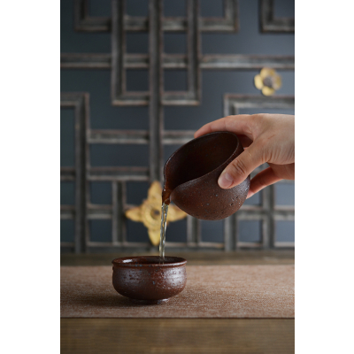 Brocca da Tè in Ceramica, Gong Dao Bei / Cha Hai 'Sapiens' 200ml