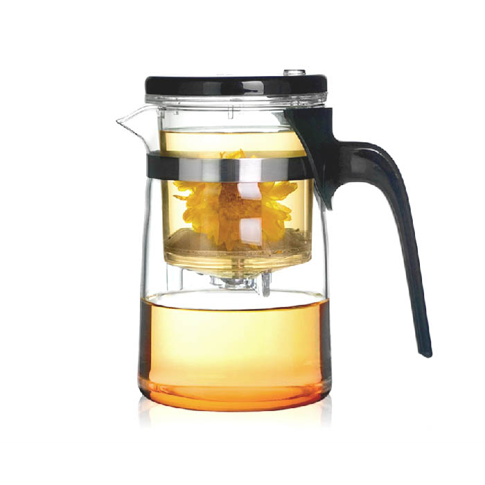 Buy Modern Glass Teapot Infuser Online (500ml) Teasenz