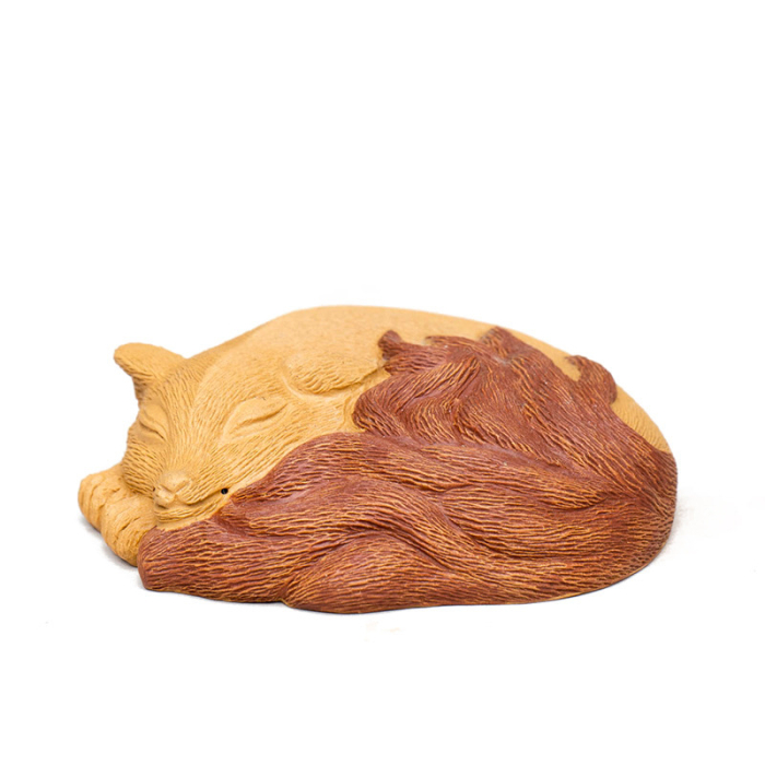 2 Colour, Nine Tails Fox Yixing Zisha Tea Pet | Teasenz