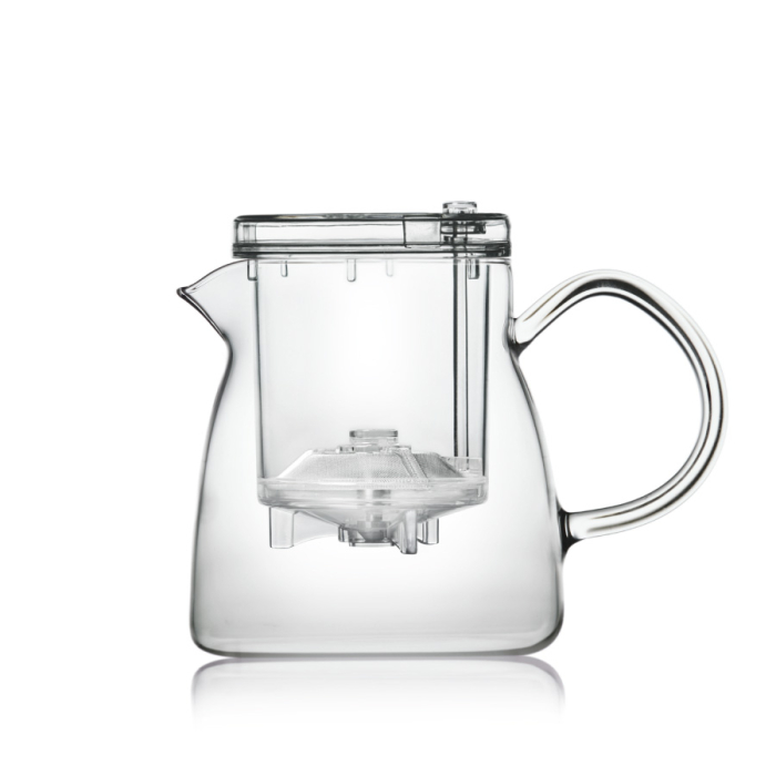 Glass Tea Pitcher with Lid - Tea Infuser Pitcher