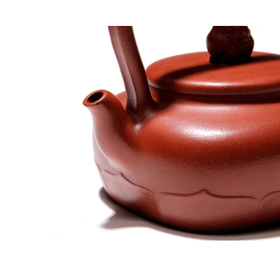 Premium Zhu Ni Yixing Teapot with Handle, Ti Liang Hu 180 ml