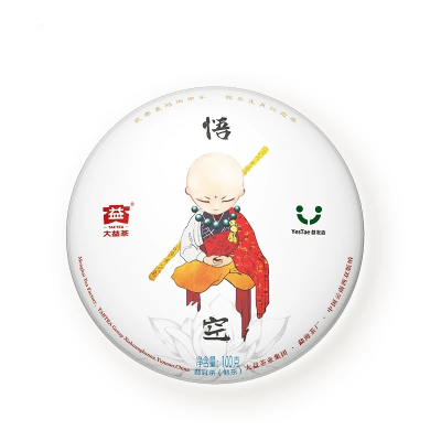 2016 Dayi Wukong 'The Monkey King' Ripe Pu Erh Tea Cake 100g