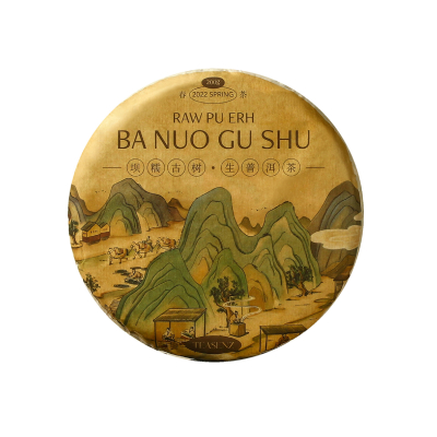 2022 Ba Nuo Ancient Tree Raw Pu Erh Tea Cake 200g