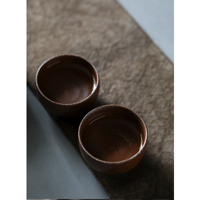 Ceramic Clay Tea Cup 'Sapiens' 80ml