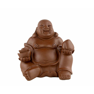 Chinese Yixing Clay Tea Pet ‘Happy Monk’ - Buddha Tea Pet