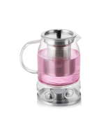 Glass Teapot with Candle Warmer Set (600 ml / 20 oz)