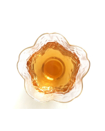 Crumpled Glass Cup - Flower Shape Glass Tea Tasting Cup 80ml/2.7oz