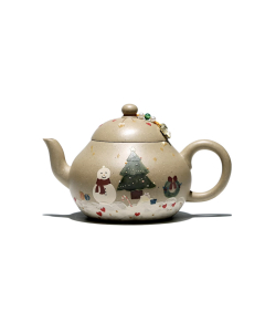 christmas yixing teapot
