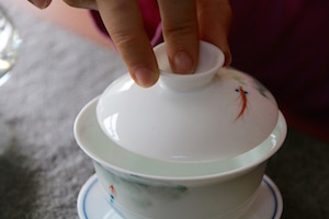 hold gaiwan cup lid