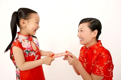 Chinese new year red envelope for children