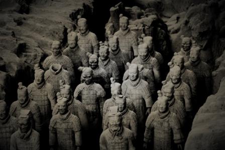 qin dynasty pictures: terracotta warriors