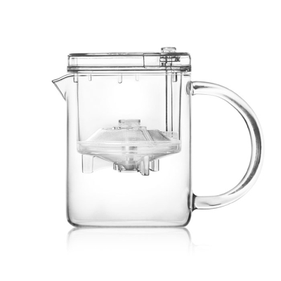Liten Tekanna av Glas med Insatstesil för Löste (350 ml)
