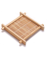 Handgjorda Bambuunderlägg för Tekoppar - Teunderlägg av Trä