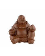 ”Glada Munken” - Kinesisk Temaskot av Buddha i Yixinglera